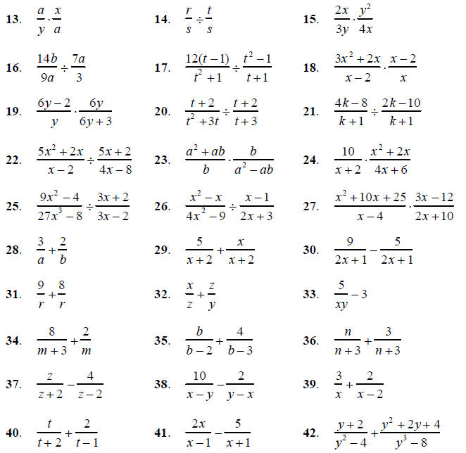 Simplifying Algebraic Expressions Worksheet Answers